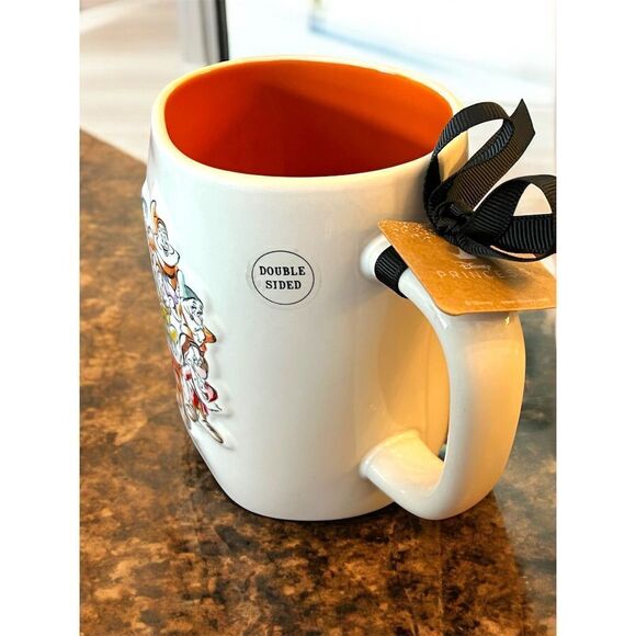 Rae Dunn Disney Snow White Seven Dwarfs Whistle While You Work Mug Dopey Grumpy - Picture 4 of 9